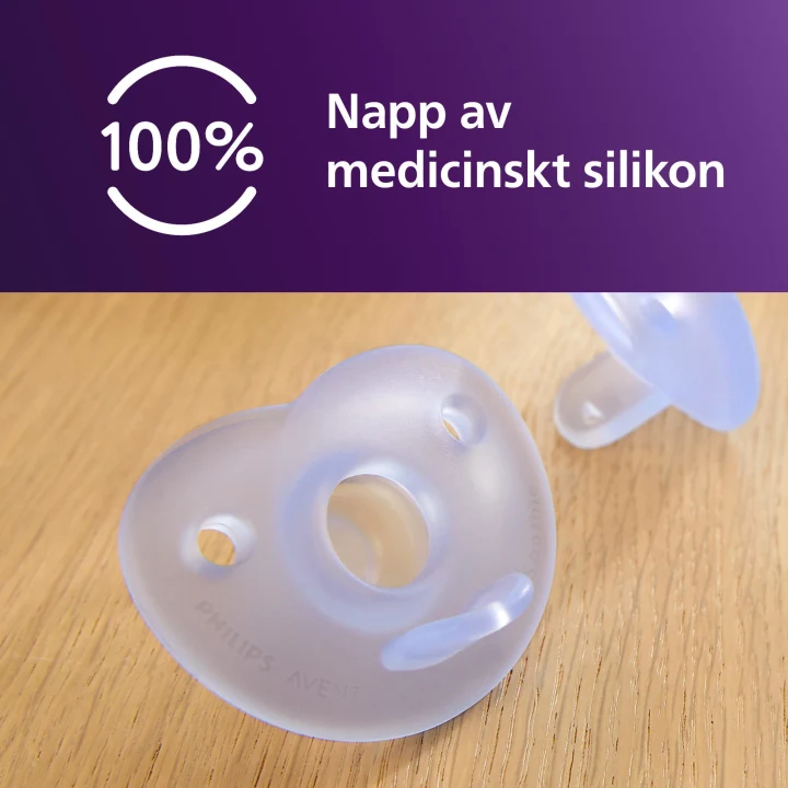 Philips Avent Soothie Napp för Nyfödda 0-6 mån 2 pack Philips Avent