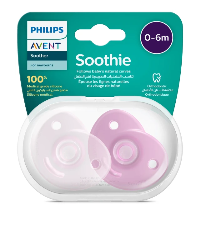 Philips Avent Soothie Napp för Nyfödda 0-6 mån 2 pack Philips Avent