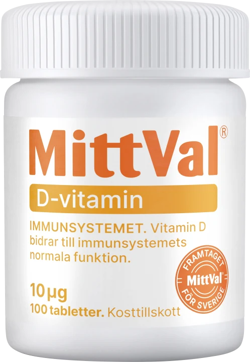 MittVal MittVal D-vitamin 100 st MittVal