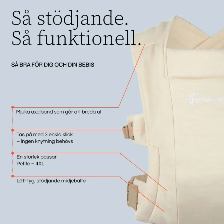 Ergobaby Bärsele Embrace Grå Ergobaby
