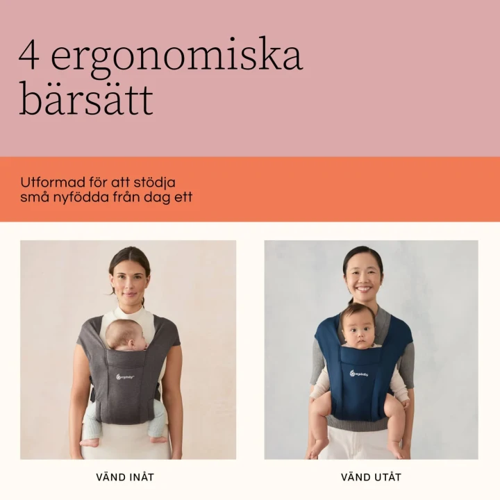 Ergobaby Bärsele Embrace Grå Ergobaby