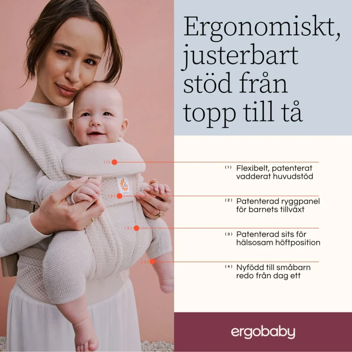 Ergobaby Omni Deluxe Mesh Soft Olive Ergobaby
