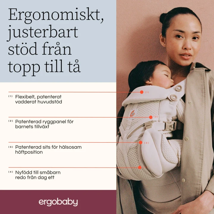 Ergobaby Bärsele Omni Original Mesh Svart Ergobaby
