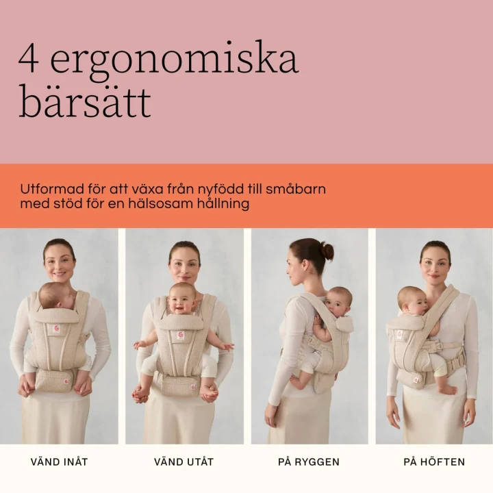 Ergobaby Bärsele Omni Deluxe Mesh Svart Ergobaby
