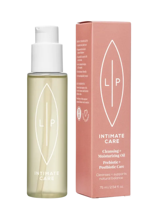 Lip Intimate Care Cleansing + Moisturising Oil Prebiotic + Postbiotic 75 ml Lip Intimate Care
