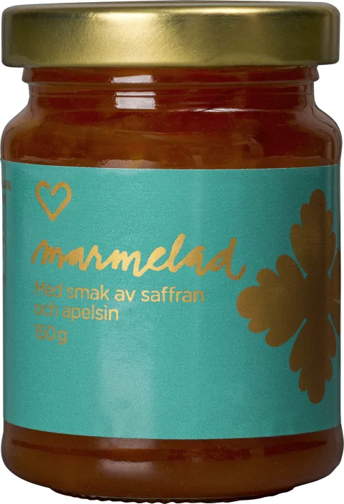 Hjärtats Jul Apelsinmarmelad med Saffran 150 g Hjärtats