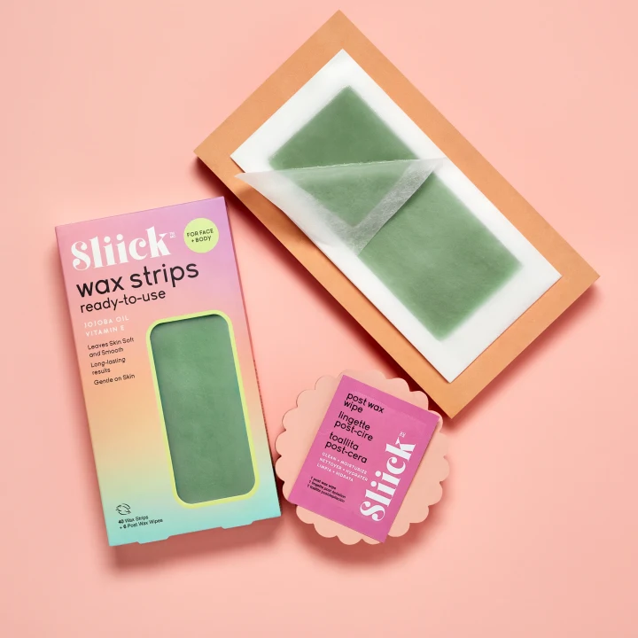 Sliick Wax Strips For Face + Body 40 st sliick
