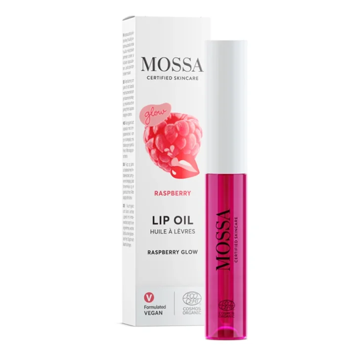 Mossa Lip Oil Raspberry Glow 4 ml Mossa