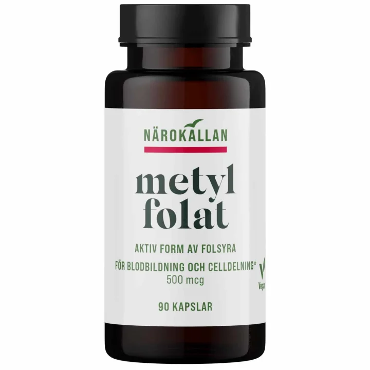 Närokällan Metylfolat 90 kapslar Närokällan