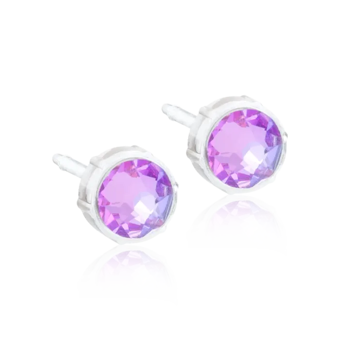 Blomdahl Medical Plastic Bezel 6 mm Lilac shimmer Blomdahl