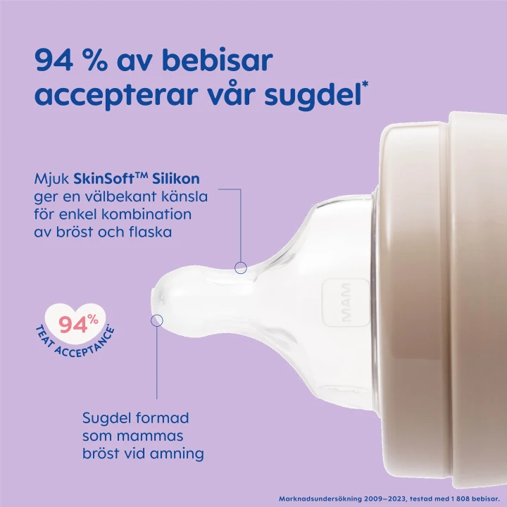 MAM Easy Start Anti-Colic Nappflaska Blue 160 ml MAM