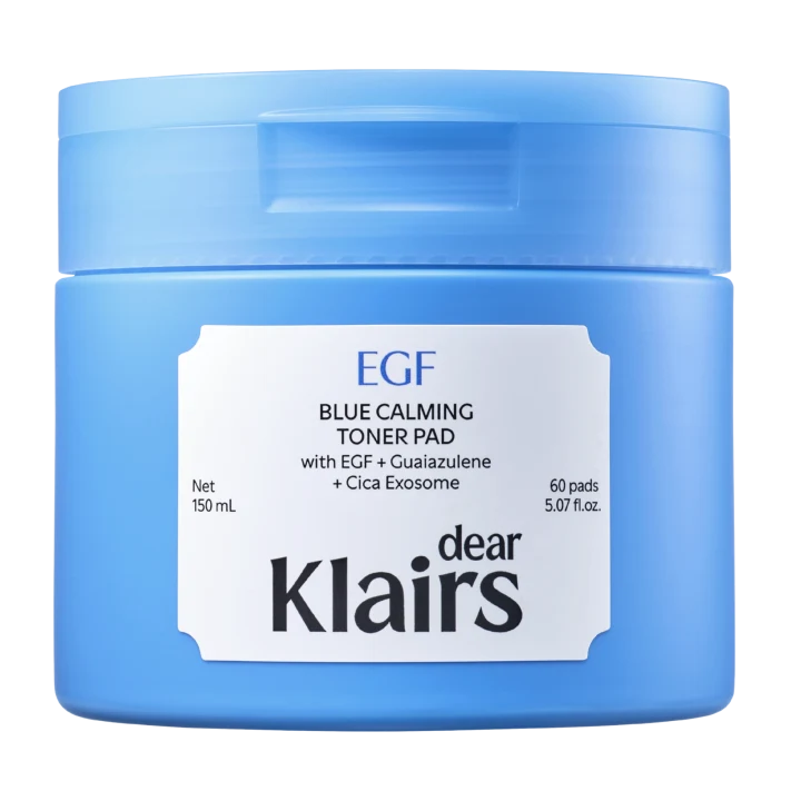 KLAIRS EGF Blue Calming Toner Pad 150 ml 60 Pad Klairs