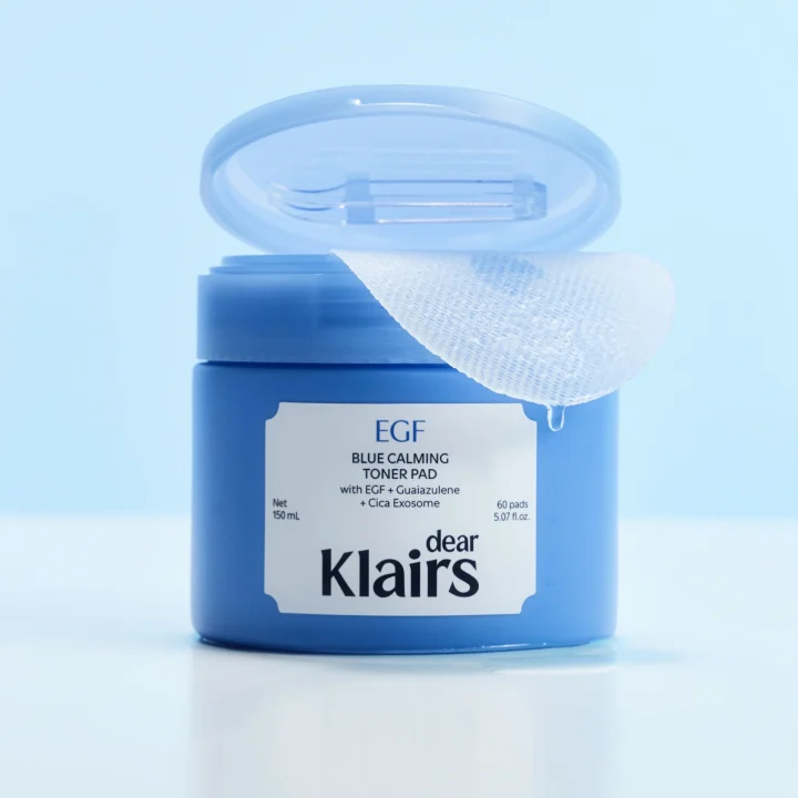 KLAIRS EGF Blue Calming Toner Pad 150 ml 60 Pad Klairs