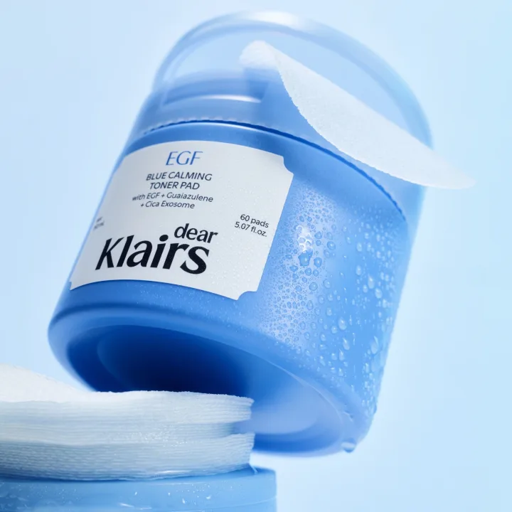 KLAIRS EGF Blue Calming Toner Pad 150 ml 60 Pad Klairs