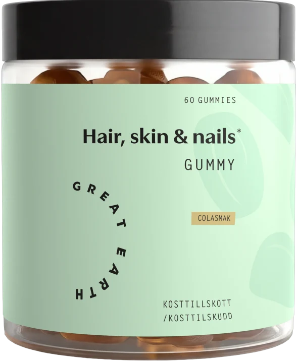Great Earth Hair, Skin & Nails 60 gummies Great Earth