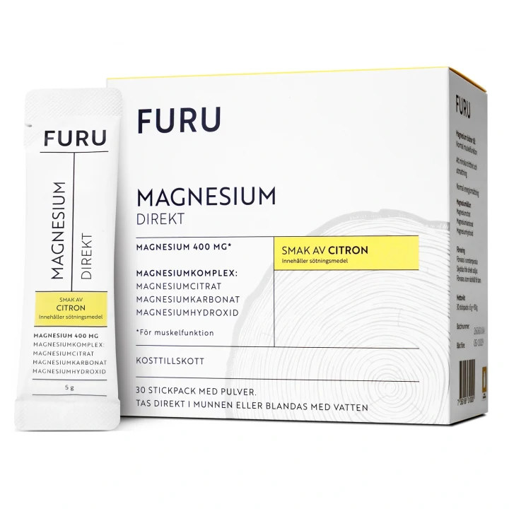 FURU Magnesium Direkt Citron 30 stickpacks FURU