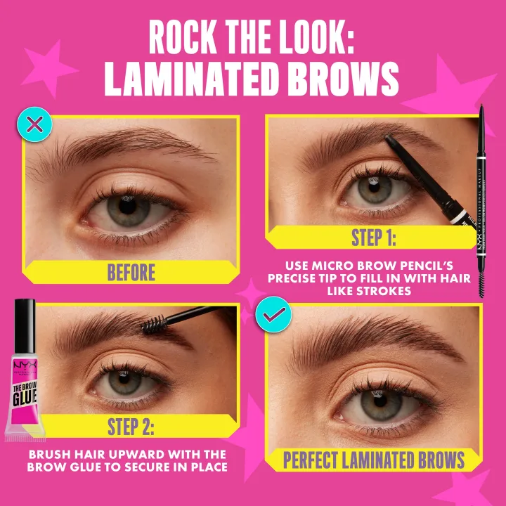 NYX Professional Makeup Micro Brow Pencil 0,09 g 08 Black NYX Professional Makeup