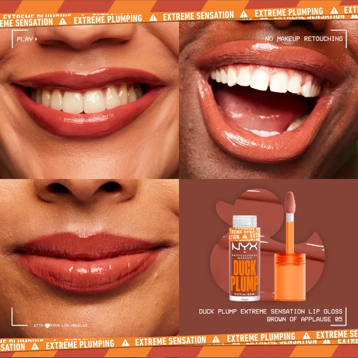 NYX Professional Makeup Duck Plump Lip Gloss 7 ml 05 Brown of Applause NYX Professional Makeup