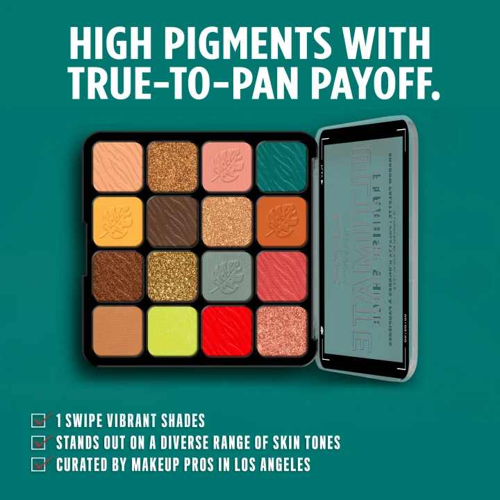 NYX Professional Makeup Ultimate Color Palette 16-Pan 16 x 0,8 g  04W I Know thats Bright NYX Professional Makeup