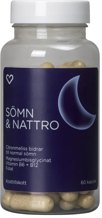 Hjärtats Sömn & Nattro Kapslar 60 st Hjärtats