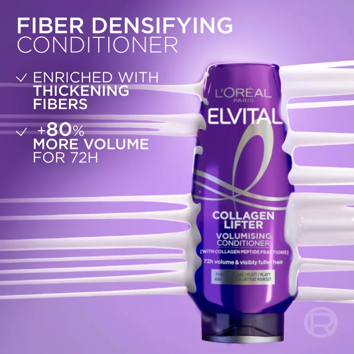 L'Oréal Paris Elvital Collagen Lifter Conditioner 400 ml. Visa bild 4 av 8