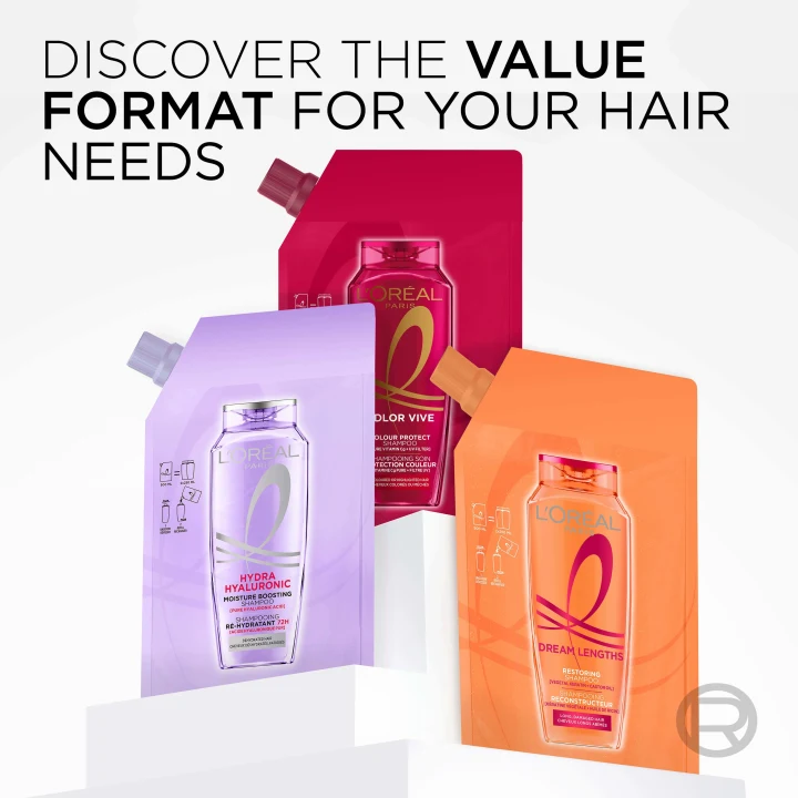 L'Oréal Paris Elvital Hyaluron Plump Shampoo Refill 500 ml L'Oréal Paris