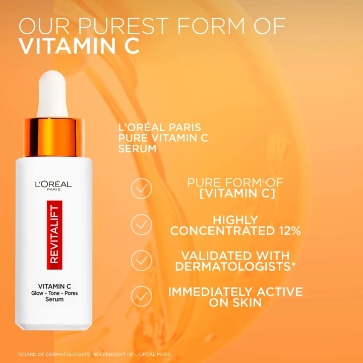 L'Oréal Paris Revitalift Clinical 12% Pure Vitamin C Serum 30 ml L'Oréal Paris