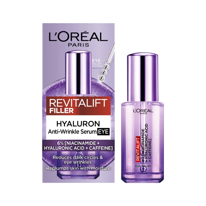 L'Oréal Paris Revitalift Filler Eye Serum 2.5% (Hyaluronic Acid + Caffeine) 20 ml L'Oréal Paris