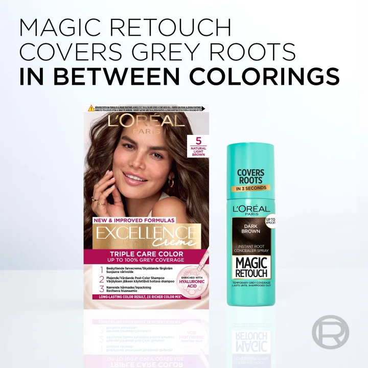 L'Oréal Paris Magic Retouch Direktverkande Hårfärg 75 ml 01 Black. Visa bild 7 av 7
