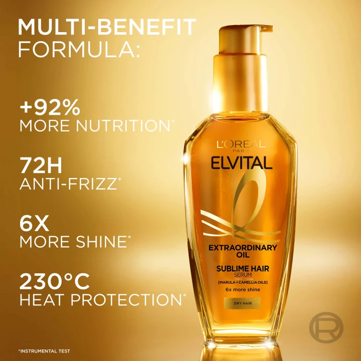 L'Oréal Paris Elvital Extraordinary Oil - All Hair types 100 ml L'Oréal Paris