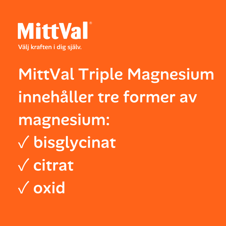 MittVal Triple Magnesium 90 st MittVal