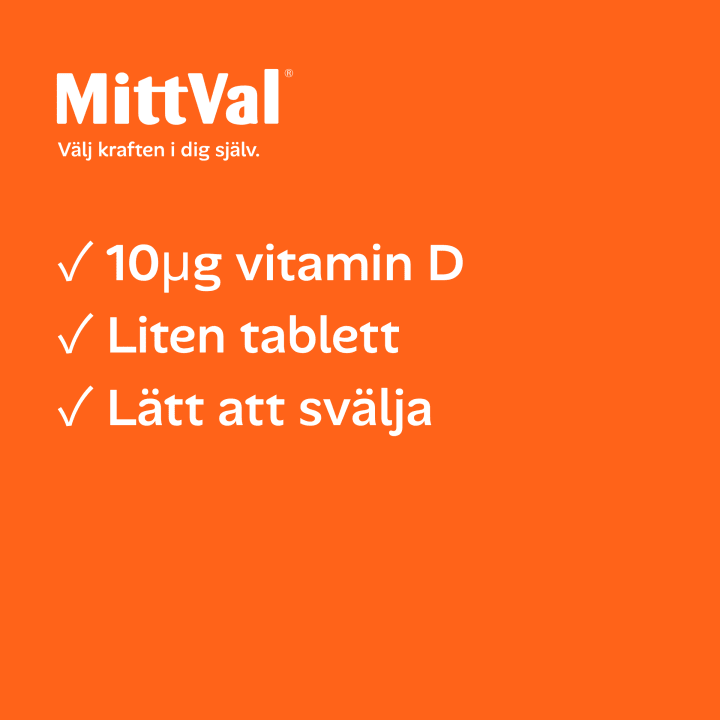 MittVal D-vitamin 100 st MittVal