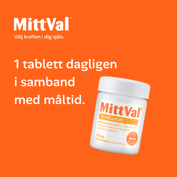 MittVal D-vitamin 100 st MittVal