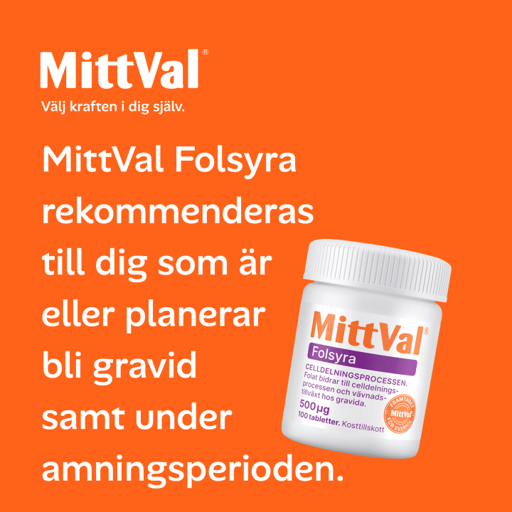 MittVal Folsyra 100 st MittVal