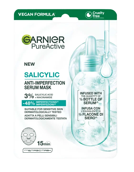 Garnier Pure Active Salicylic Anti-Imperfection Serum mask 28 g Garnier