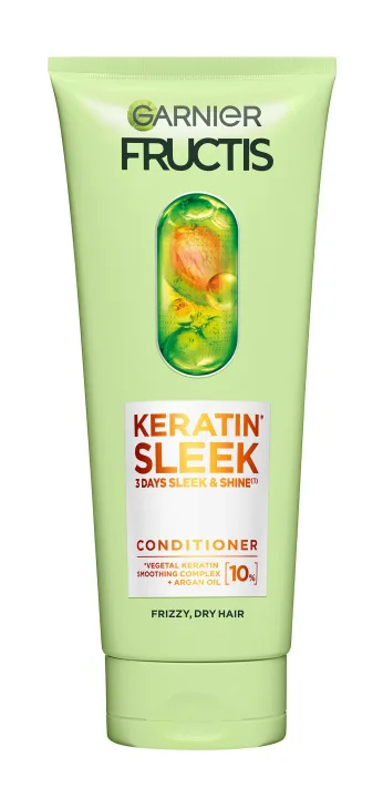 Garnier Fructis Keratin Sleek Balsam för frissigt hår 200 ml Garnier