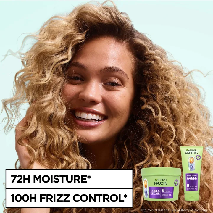 Garnier Fructis Method for Curls Shampoo för lockigt hår 200 ml. Visa bild 3 av 6