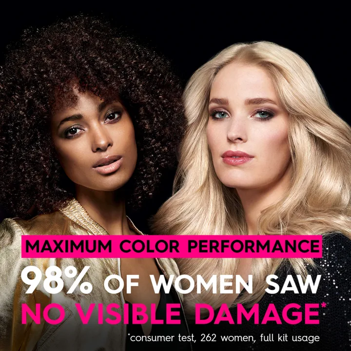 Garnier Olia Permant Hårfärg 1 pack 10.1 Very Light Ash Blonde. Visa bild 6 av 6
