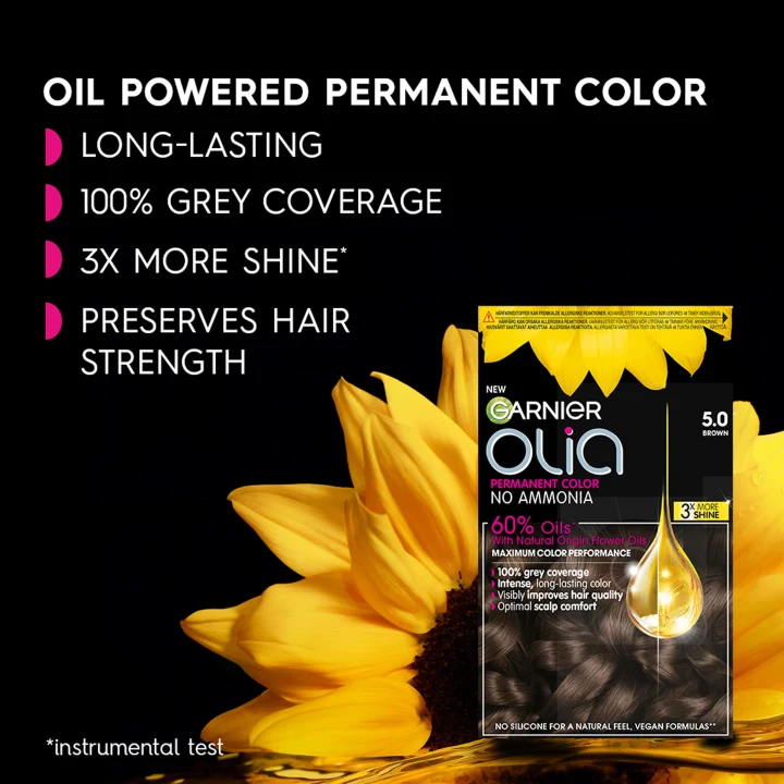 Garnier Olia Permant Hårfärg 1 pack 10.1 Very Light Ash Blonde. Visa bild 4 av 6