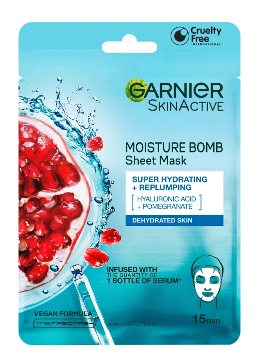 Garnier SkinActive Moisture Bomb Super Hydrating & Replumping Sheet Mask 28 g Garnier
