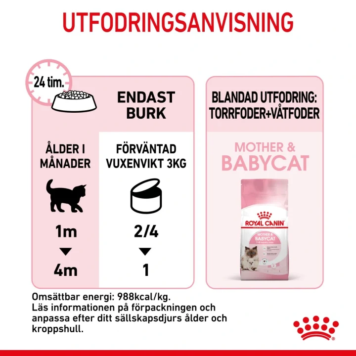 Royal Canin Mother & Babycat Mousse 12x195 g Royal Canin