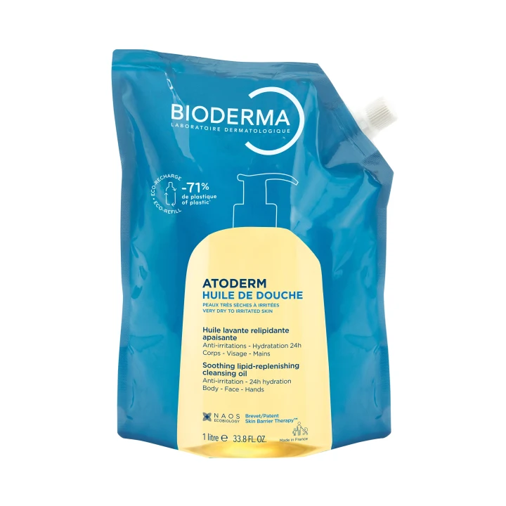 Bioderma Atoderm Huile de douche Ecorefill 1 l Bioderma