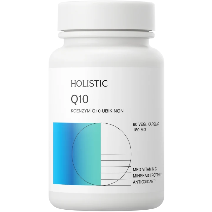 Holistic Q10 180 mg 60 kapslar Holistic