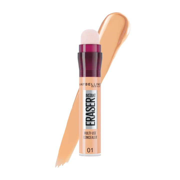 Maybelline New York Instant Eraser Concealer 6,8 ml 01 Light. Visa bild 2 av 9