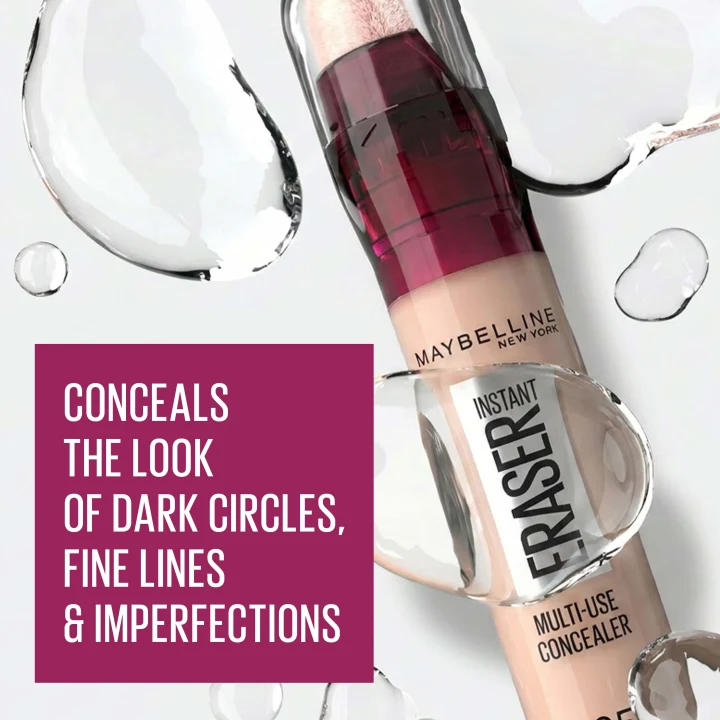 Maybelline New York Instant Eraser Concealer 6,8 ml 02 Nude. Visa bild 7 av 9