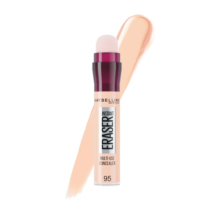 Maybelline New York Instant Eraser Concealer 6,8 ml 95 Cool Ivory. Visa bild 2 av 9