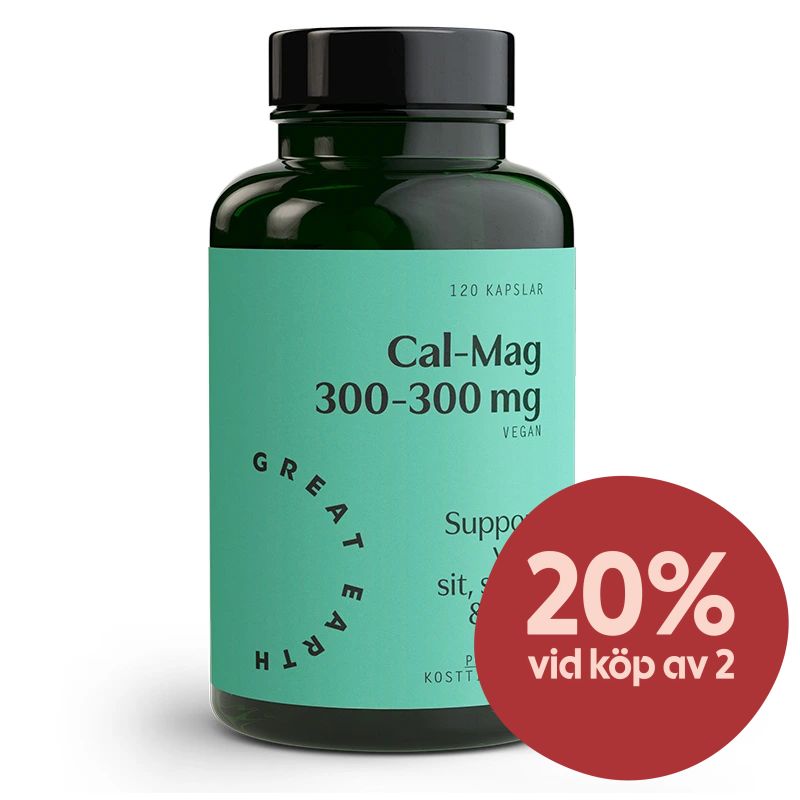 Great Earth Cal-Mag 300-300 mg 120 kapslar - Kalcium
