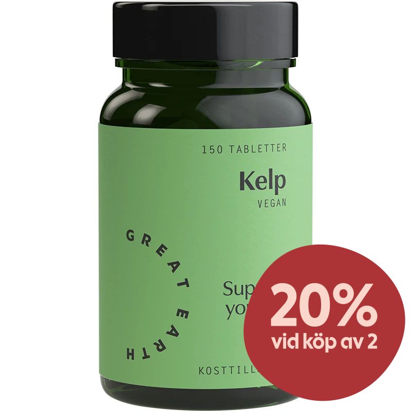 Great Earth Kelp 225 mcg 150 tabletter - Miljöförpackad
