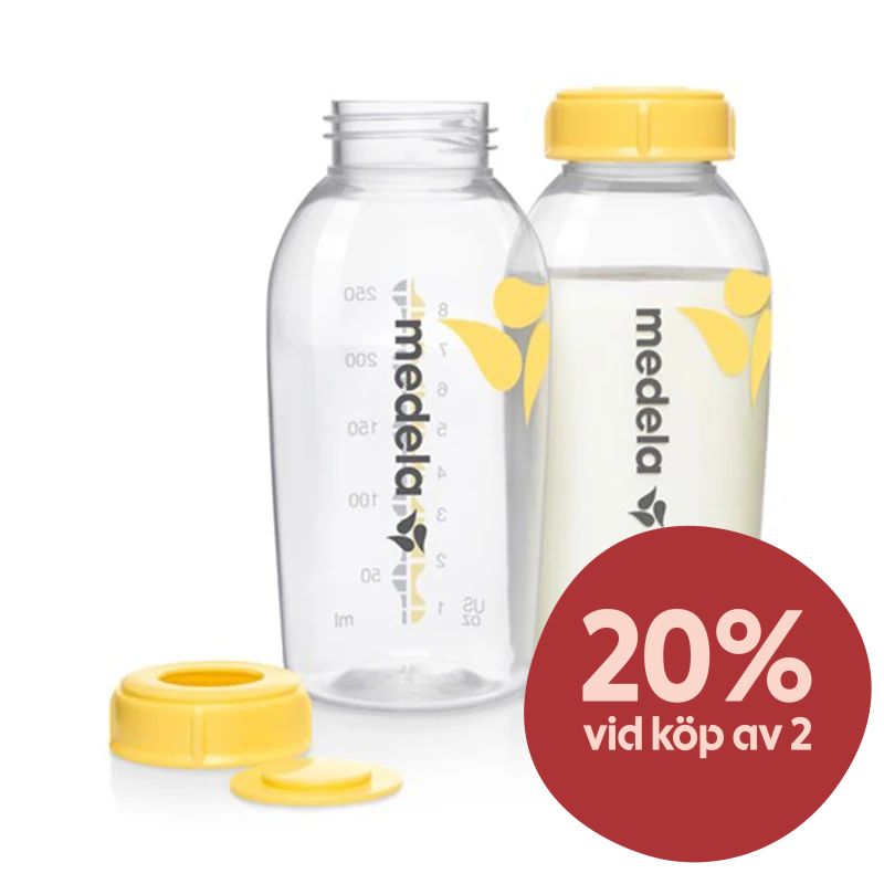 Medela Bröstmjölksflaska 250 ml 2-pack - Bröstpumpar