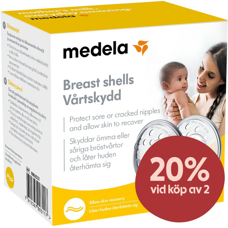 Medela bröstvårtskydd 2 st - Amningsnappar & bröstvårtsskydd
